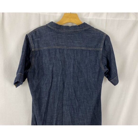 Lauren Ralph Lauren Denim Short Sleeve Shift Dress Women's Small - Picture 10 of 14